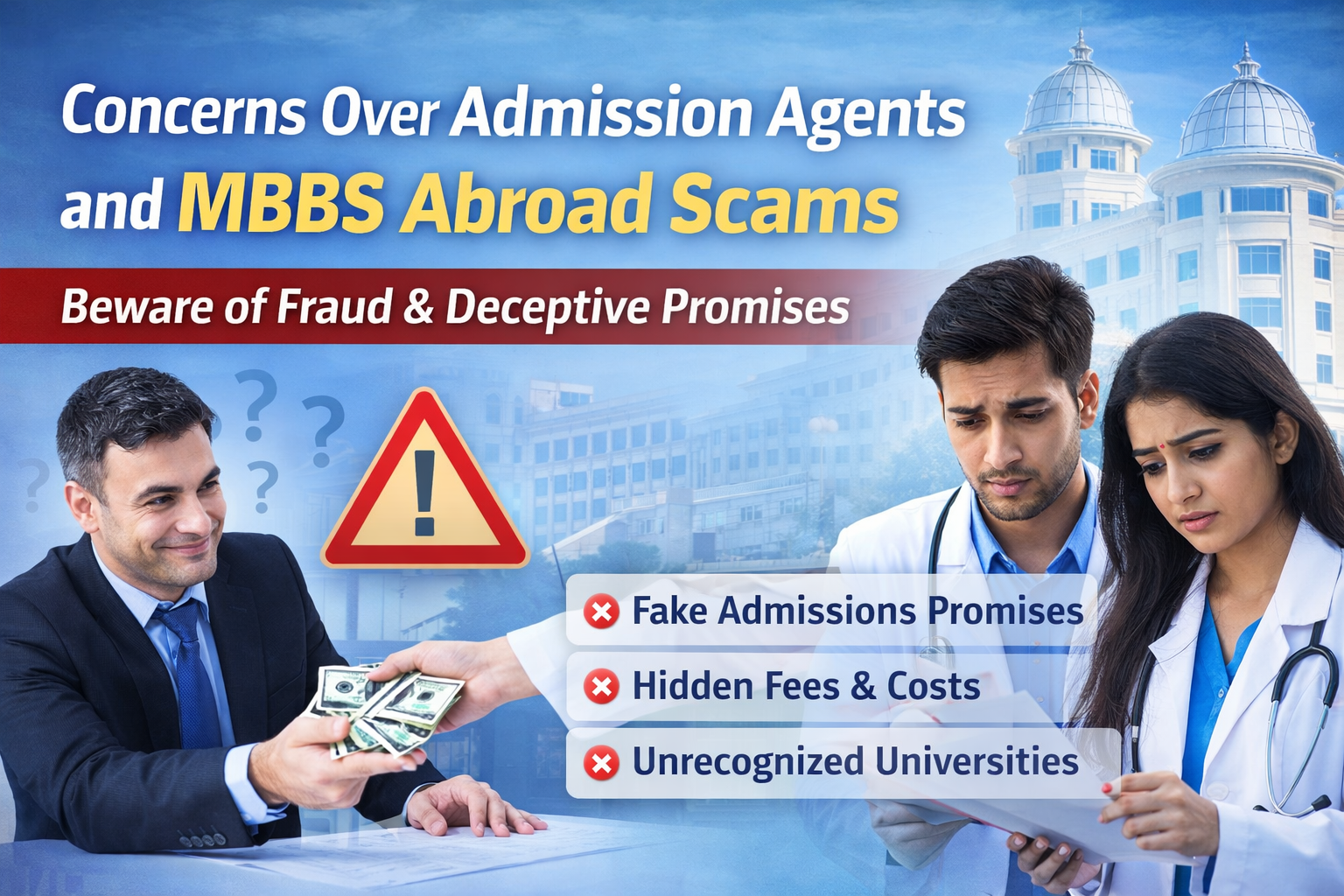 Concerns Over Admission Agents and MBBS Abroad Scams